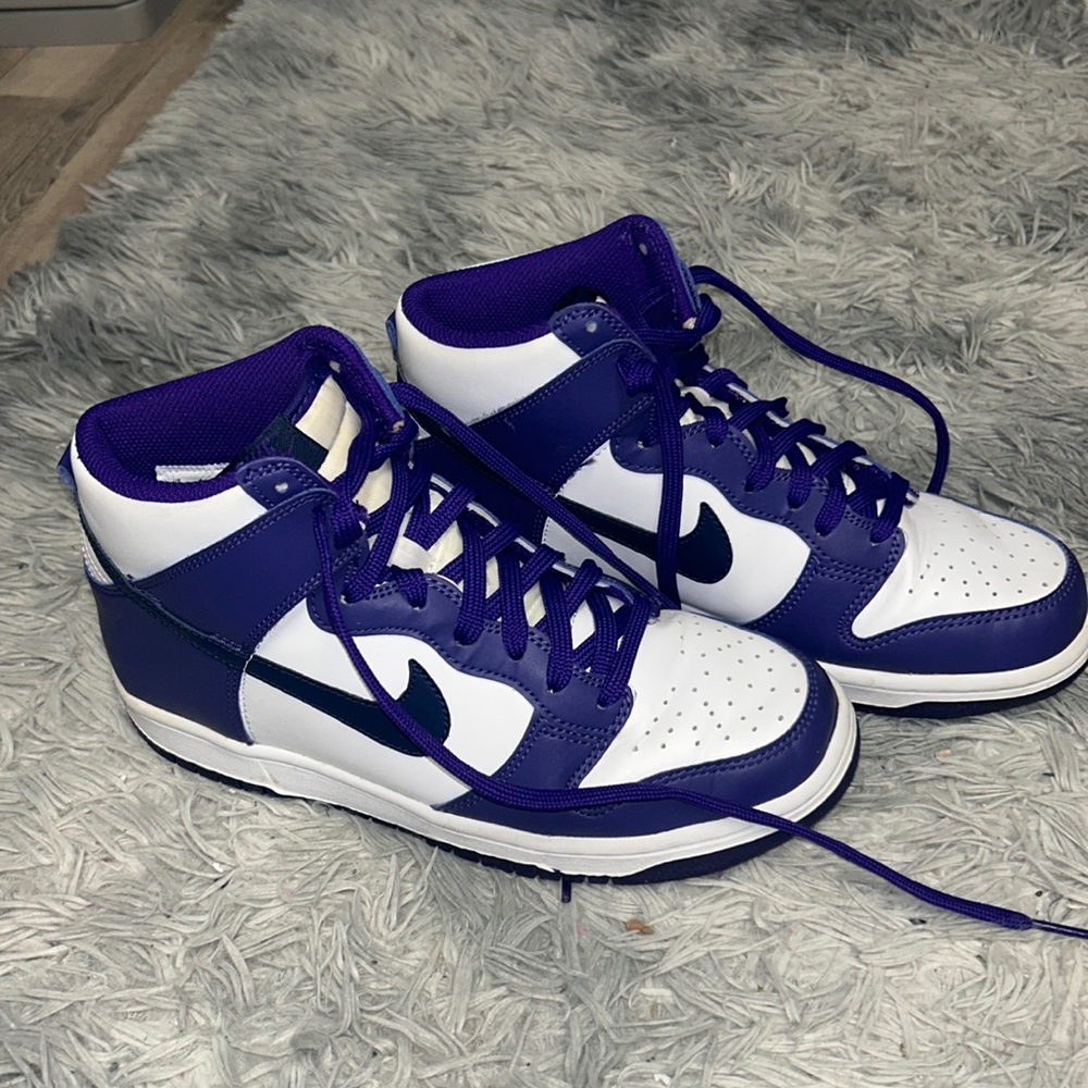 NIKE JORDANS PURPLE